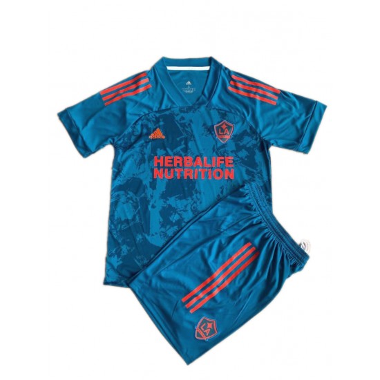 Camisola Los Angeles Galaxy Special Criança Equipamento Primeiro 2021-2022 Manga Curta